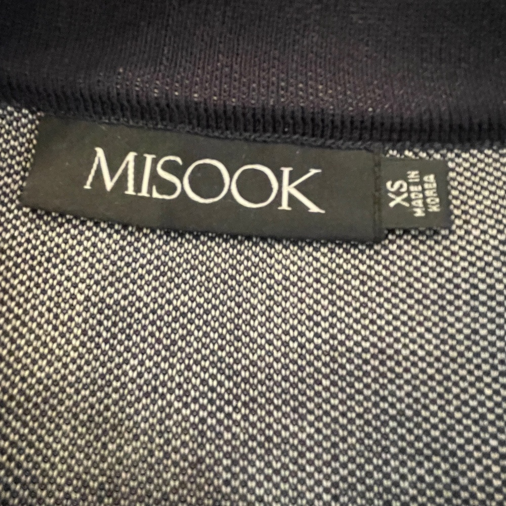 Exclusively Misook Navy Full Zip Rhinestone Embel… - image 8